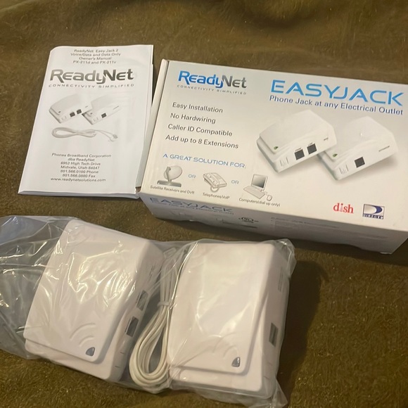 EASYJACK ReadyNet Phone Jack for Electrical Outlets NEW NOS 150171 - Picture 7 of 9